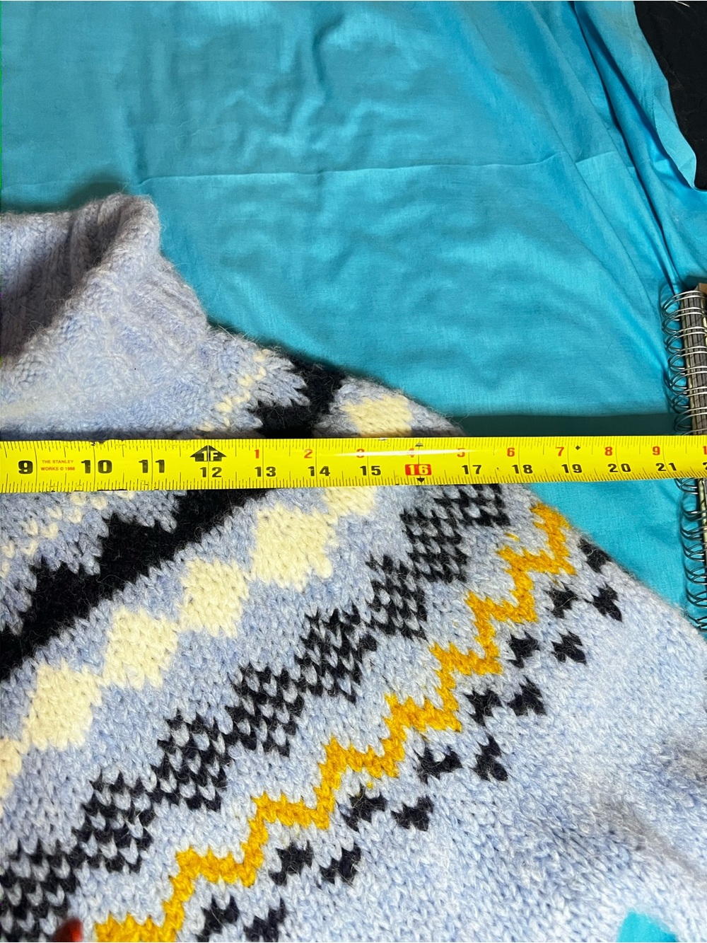Derek Lam 10 Crosby Alpaca Merino Fair Isle Turtleneck Sweater XS - Picture 7 of 10